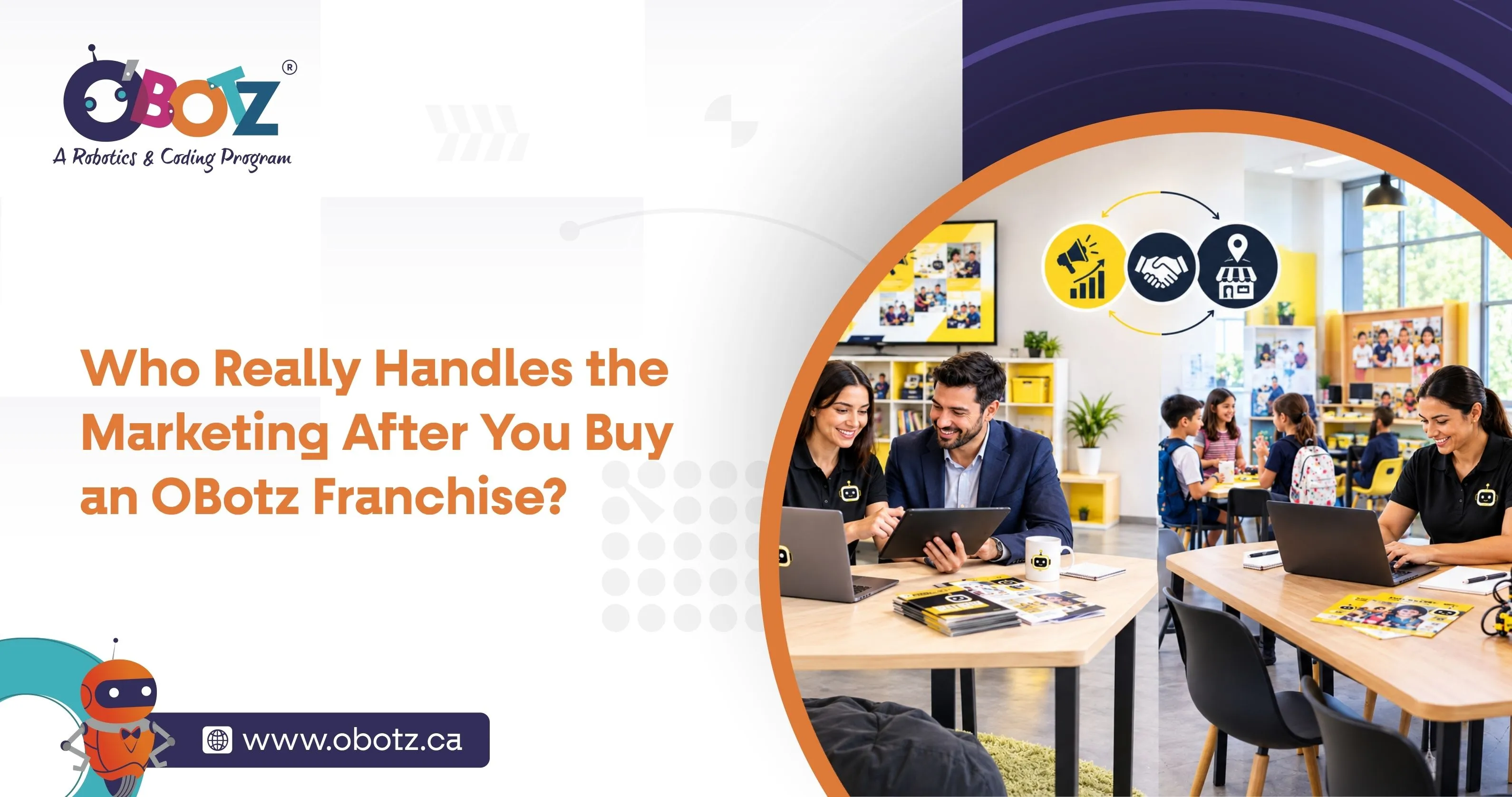 Who Really Handles the Marketing After You Buy an OBotz Franchise?