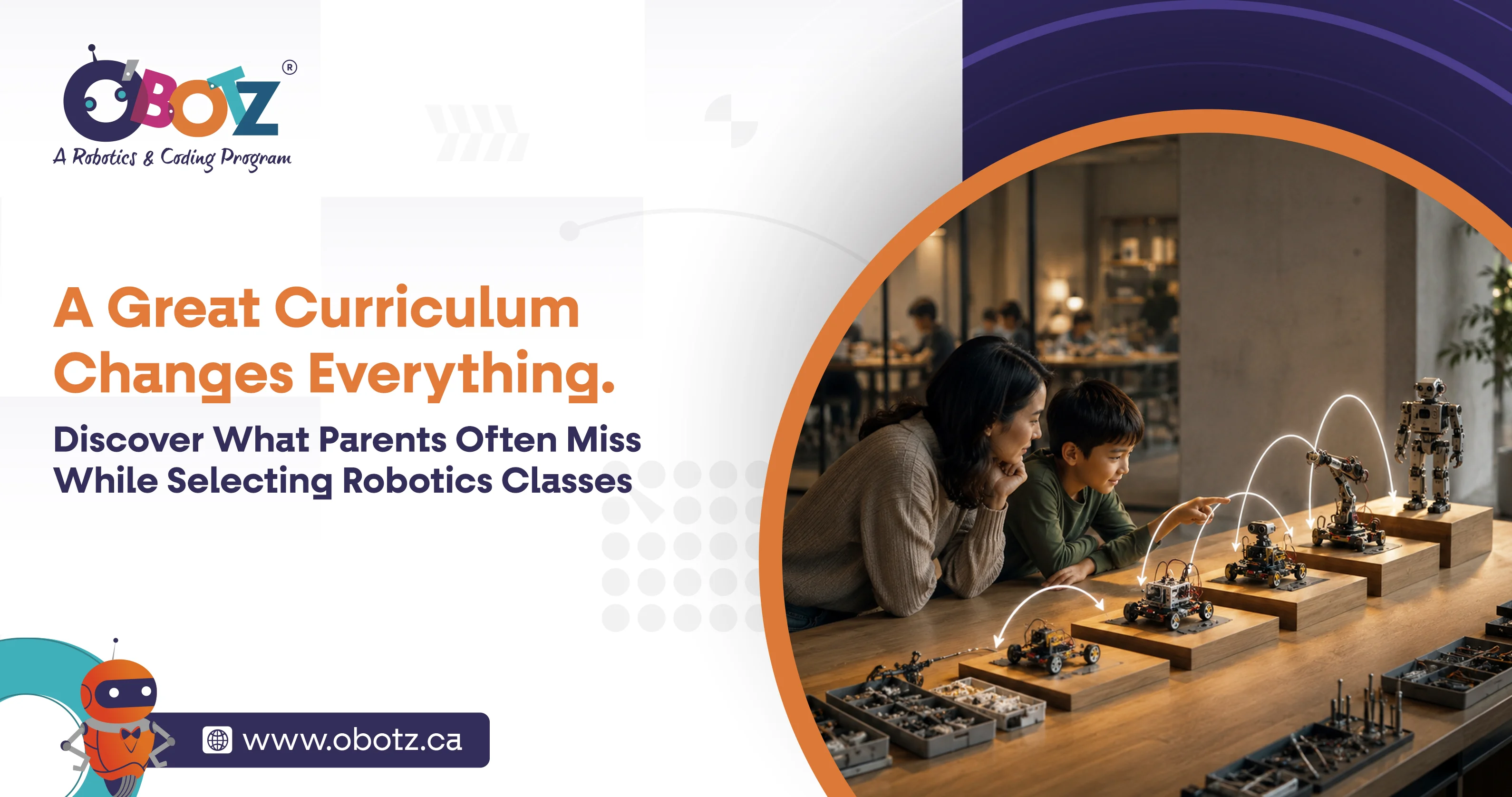 A Great Curriculum Changes Everything. 
Discover What Parents Often Miss While Selecting Robotics Classes