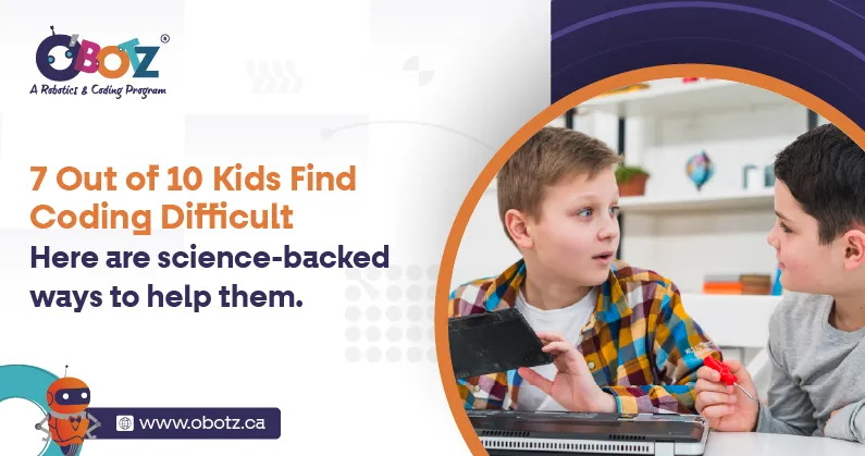7 Out of 10 Kids Find Coding Difficult
Here are science-backed ways to help them.