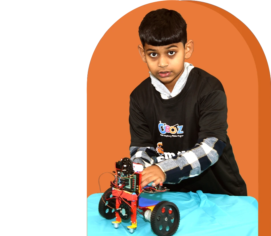 boy with black t-shirt